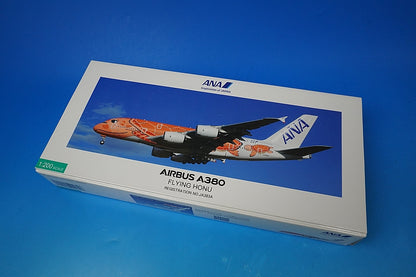 1:200 A380-800 ANA FLYING HONU Sunset Orange JA383A NH20185 ANA