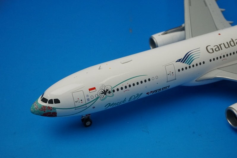 1:200 A330-300 Garuda Indonesia Mask On PK-GHC LH2270 JC Wings airplane model