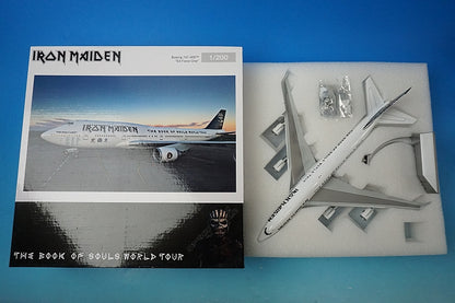 1:200 B747-400 IRON MAIDEN WORLD TOUR 2016 ED FORCE ONE TF-AAK 571609 Herpa