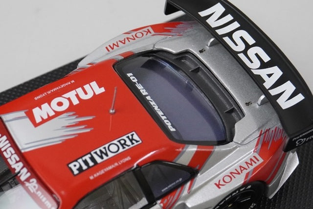 1:43 EBBRO P413 MOTUL Pitwork Skyline GT-R JGTC 2003 #22 Red/Silver model car
