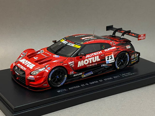 1:43 EBBRO 45510 Nissan MOTUL AUTECH GT-R Super GT GT500 2017 #23 model car