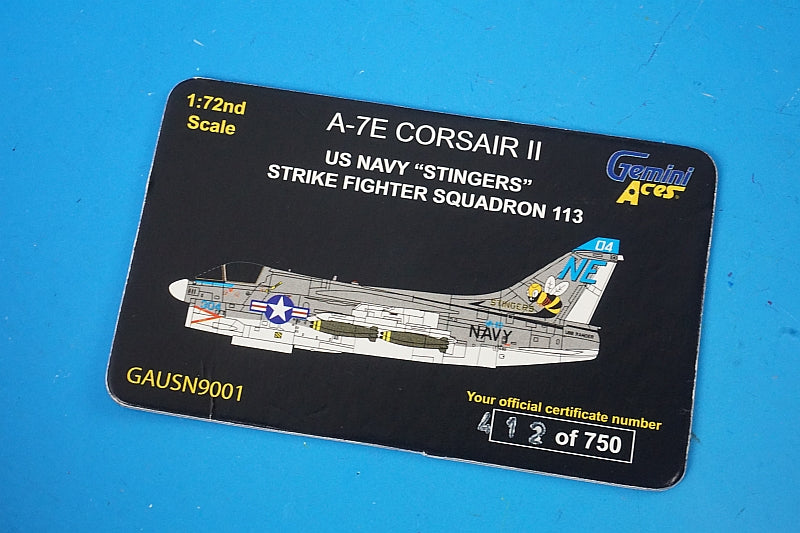 1:72 A-7E Corsair II US Navy Stingers NE304 GAUSN9001 Gemini