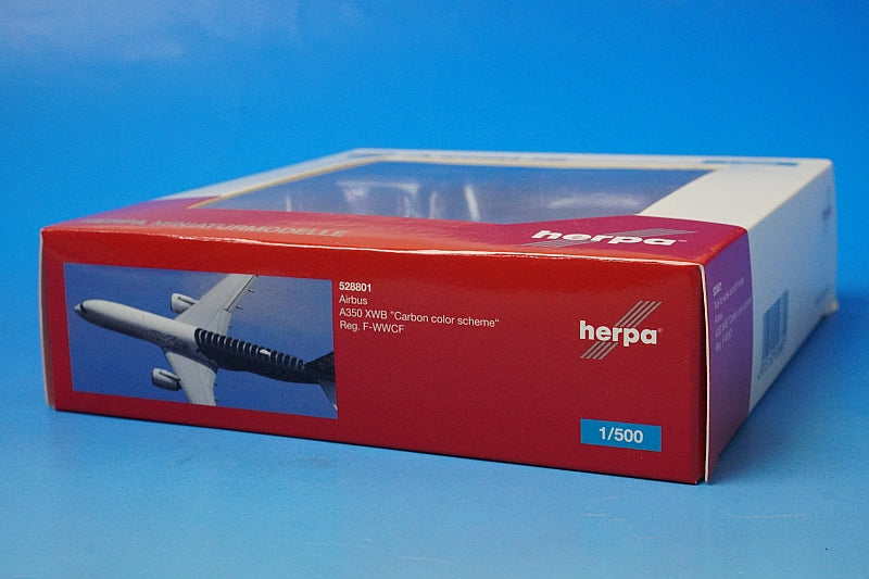 1:500 A350-900 Airbus House Color Carbon Paint F-WWCF 528801 Herpa