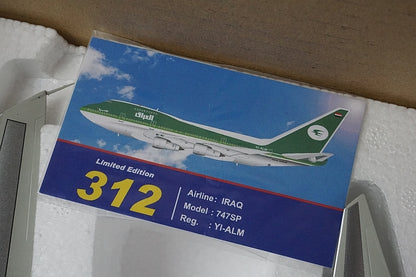 1:200 B747SP Iraqi Airways YI-ALM IF747SP025P INFLIGHT airplane model