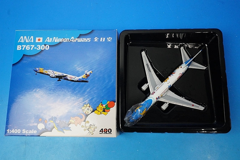 1:400 B767-300 ANA Pokemon Jet 1999 JA8288 4-2002-03 Big Bird airplane model