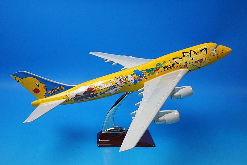 1:155 B747-400 ANA Pokemon Pikachu Jumbo JA8957 airplane model