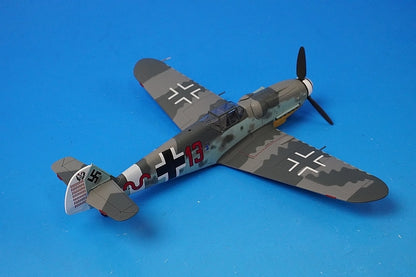 1:48 BF109G-6 Luftwaffe 27th Fighter Wing 11th Squadron Flight Sergeant Heinrich Bartels #13 HA8756 Hobby Master