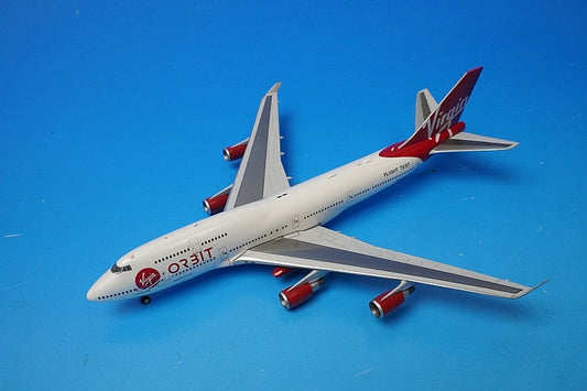 1:400 B747-400 Virgin Orbit with LauncherOne air-launched rocket N744VG XX40036 JC Wings airplane model