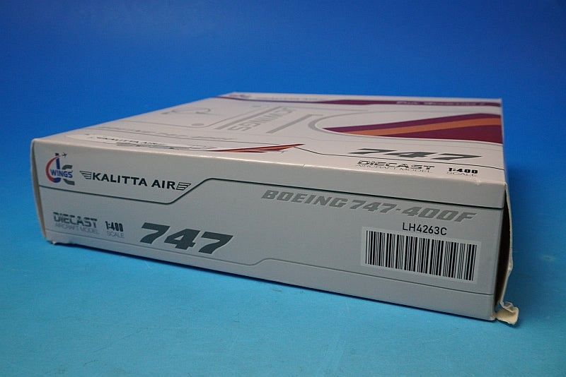1:400 B747-400F Cargo type Kalitta Air *Cargo door can be replaced N403KZ LH4263C JC Wings airplane model