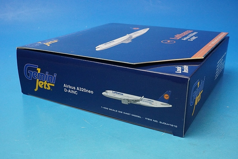 1:400 A320neo Lufthansa D-AINC GJDLH1610 Gemini airplane model