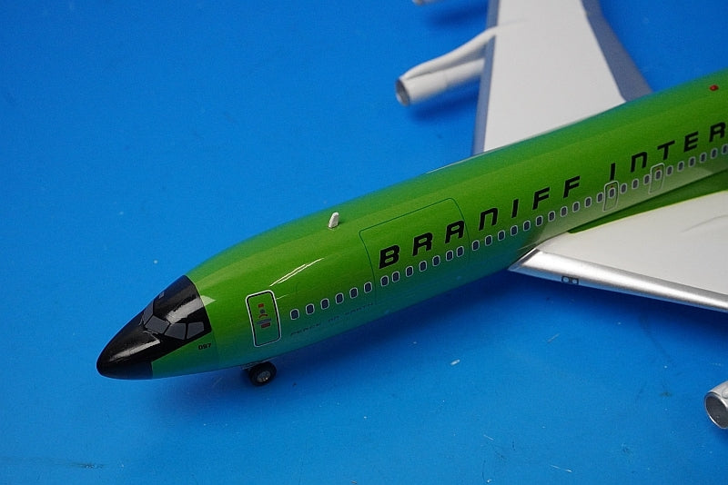 1:200 B707-327C Braniff International Green PEACE ON EARTH N7097 IF70026 INFLIGHT airplane model