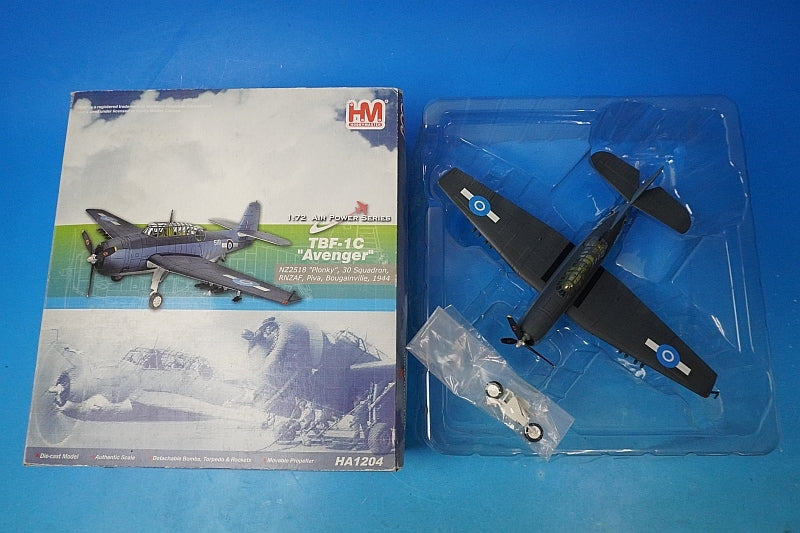 1:72 TBF-1C Avenger Royal Zealand Air Force HA1204 Hobby Master airplane model