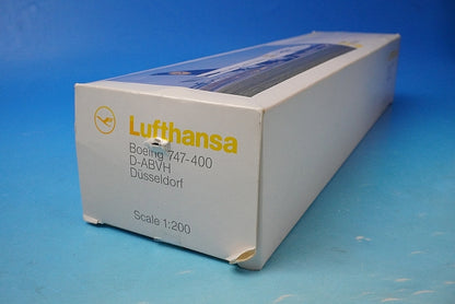 1:200 B747-400 Lufthansa 50 Years Dusseldorf D-ABVH LH08 LIMOX airplane model