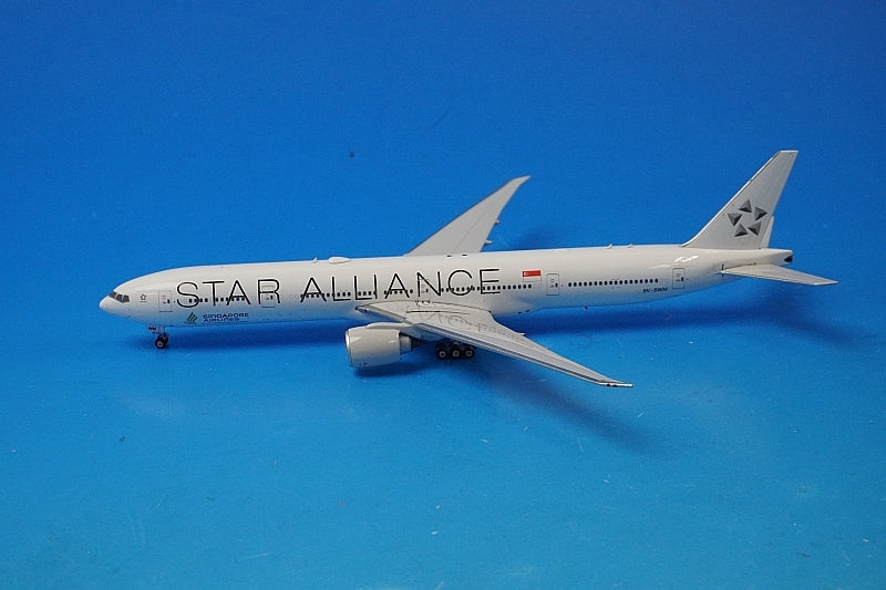 1:400 B777-300ER Singapore Star Alliance White 9V-SWM 04269 Phoenix airplane model