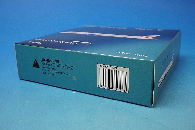 1:400 B787-9 British G-ZBKL 04622 Phoenix airplane model