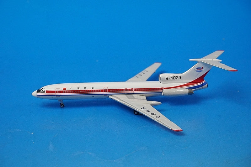 1:400 Tupolev Tu-154M China United B-4023 11735 Phoenix airplane model
