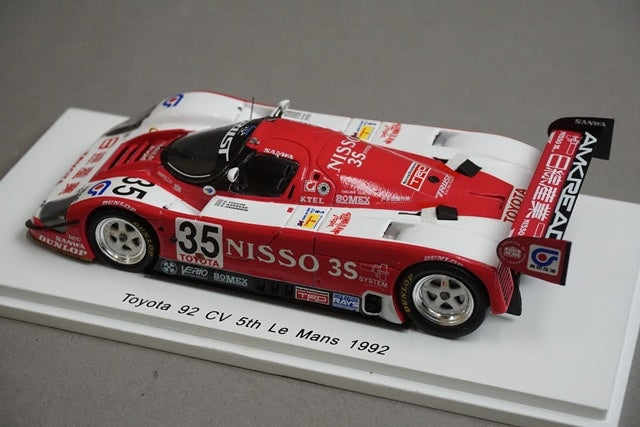 1:43 Spark S2368 Toyota 92C-V Le Mans 5th 1992 #35 model car
