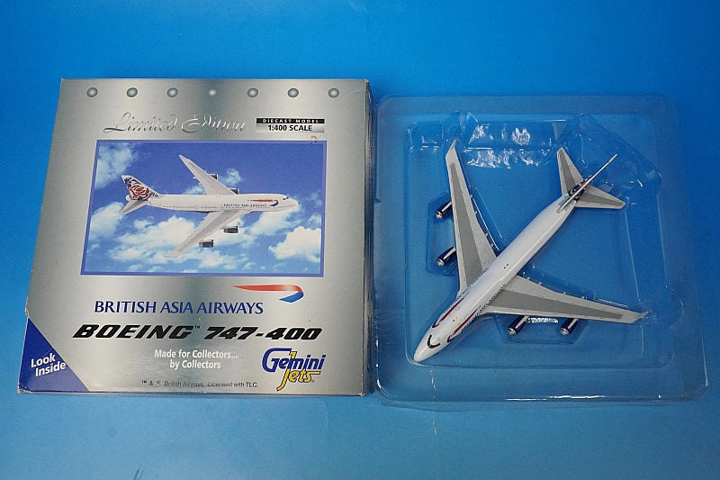 1:400 British B747-400 Chelsea Rose G-CIVB GJBAW021 Gemini airplane model