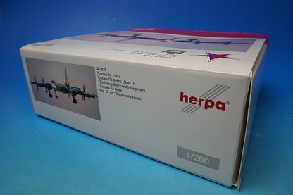 1:200 Tupolev Tu-95MS Bear H Russian Air Force Long-Range Air Command 6952nd Air Base Ukrainka Air Base #59 Blagoveshchensk 557573 Herpa airplane model