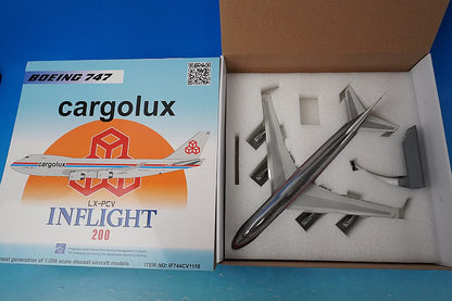 1:200 B747-200F Cargolux LX-DCV IF742CV1018P Inflight airplane model