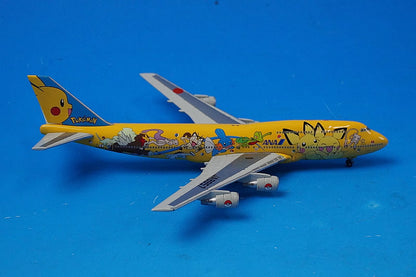 1:500 B747-400 ANA Ohana Jumbo & Pikachu Jumbo JA8956 JA8957 NHS52001 ANA airplane model