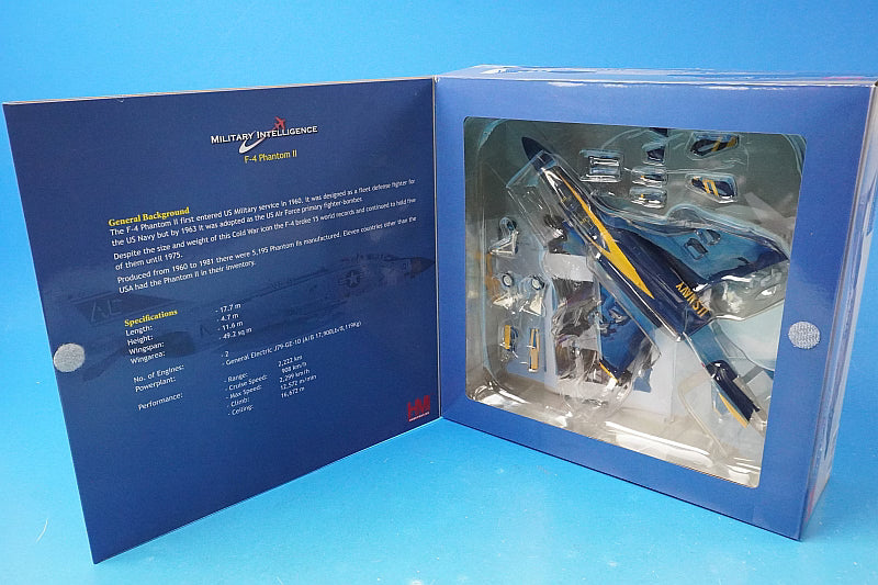 1:72 F-4J Phantom II US Navy Display Team Blue Angels Number Decals Included HA19045 Hobby Master airplane model