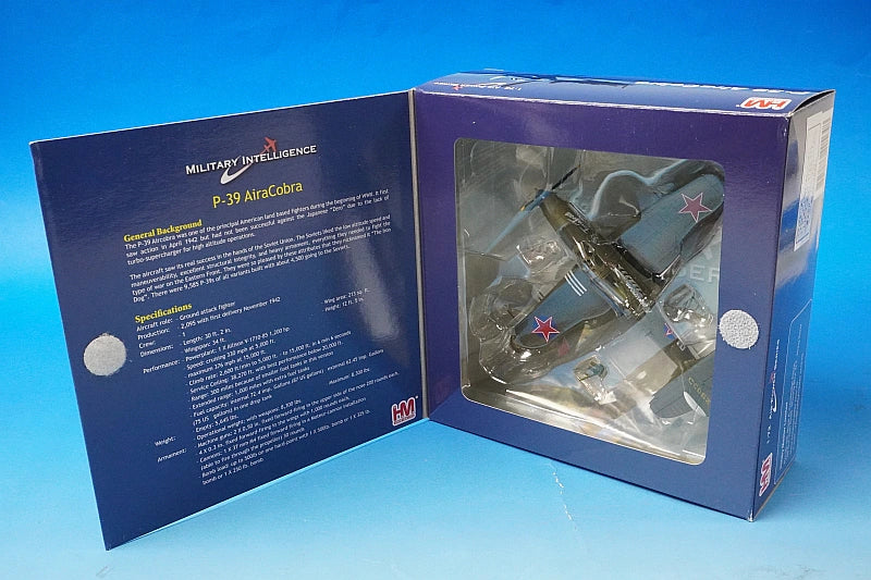 1:72 P-39N Airacobra Soviet Air Force 100th Guards Fighter Regiment Grigory Ustinovich Dolnikov's White 01 HA1714 Hobby Master airplane model