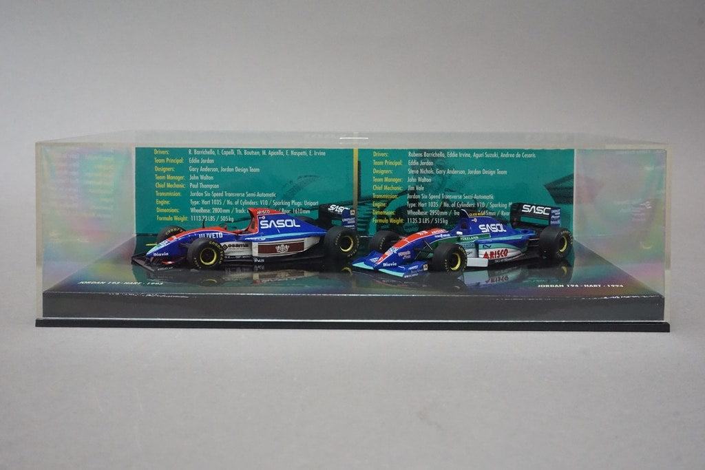 1:43 MINICHAMPS 402109394 Jordan Set 2/5 193 Heart 1993 / 194 Heart 1994