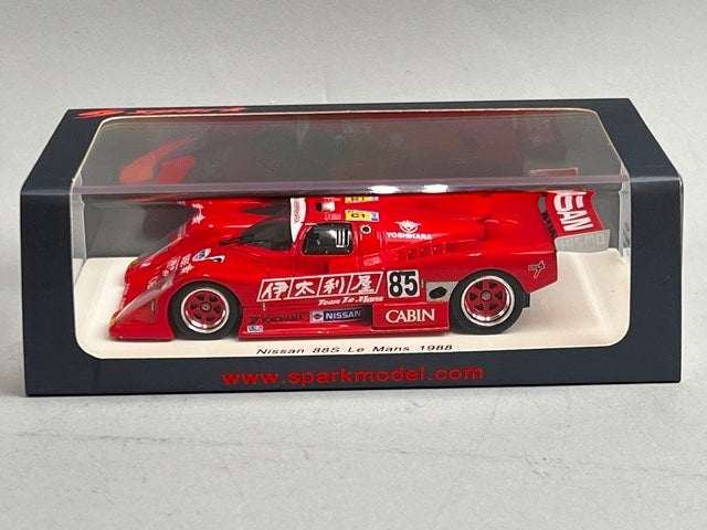 1:43 Spark S4396 Nissan 88S Le Mans 1988 #85 M. Troll / D. Ongais / Toshio Suzuki