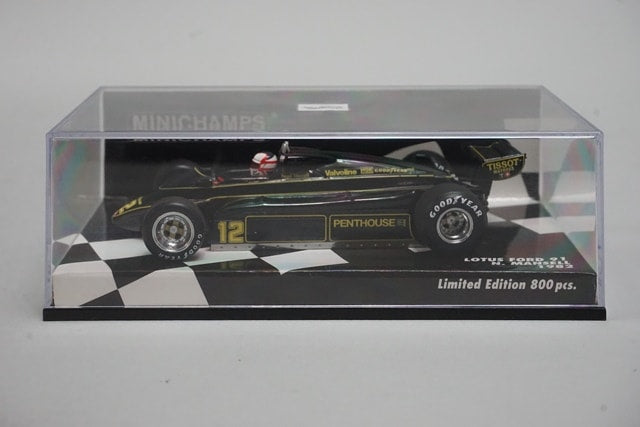 1:43 MINICHAMPS 417820012 Lotus Ford 91 1982 #12 N. Mansell JPS specification
