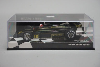 1:43 MINICHAMPS 417820012 Lotus Ford 91 1982 #12 N. Mansell JPS specification