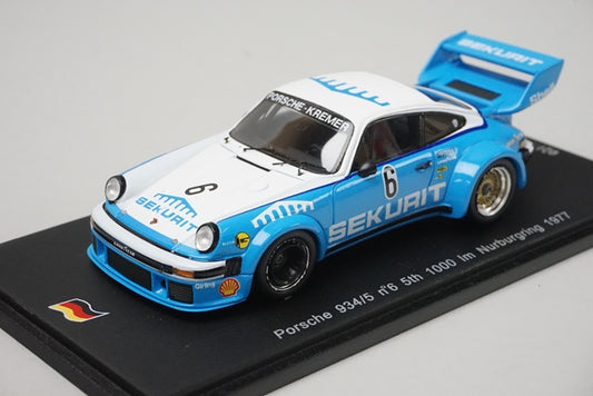 1:43 SPARK SG071 Porsche 934/5 5th 1000 lm Nurburgring 1977 #6