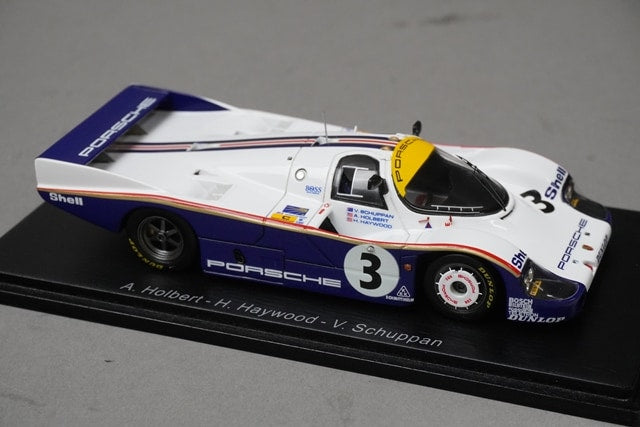 1:43 SPARK 43LM83 Porsche 956 #3 Winner LM 1983 V.Schuppan/H.Haywood/A.Holbert model car