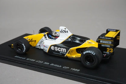 1:43 SPARK S4110 Minardi M189 British GP 1989 #23