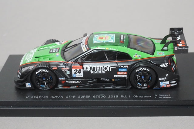 1:43 EBBRO 45263 D'station ADVAN GT-R Super GT500 Round 1 Okayama 2015 #24