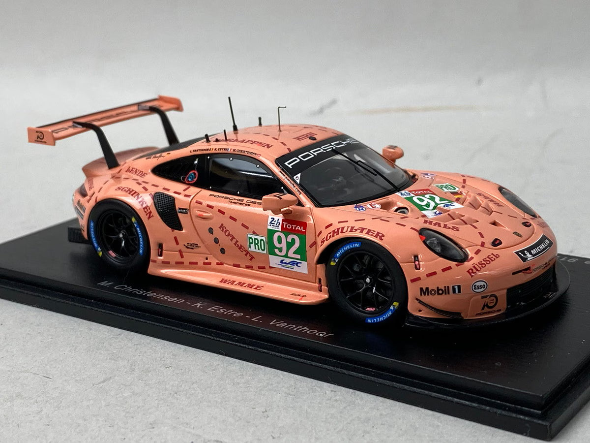 1:43 SPARK S7033 Porsche 911 RSR #92 Winner LMGTE Pro class 24h Le Mans 2018
