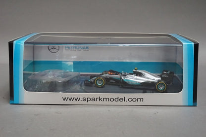 1:43 SPARK S5025 Mercedes F1 W07 Hybrid Abu Dhabi GP 2016 #6 Nico Rosberg