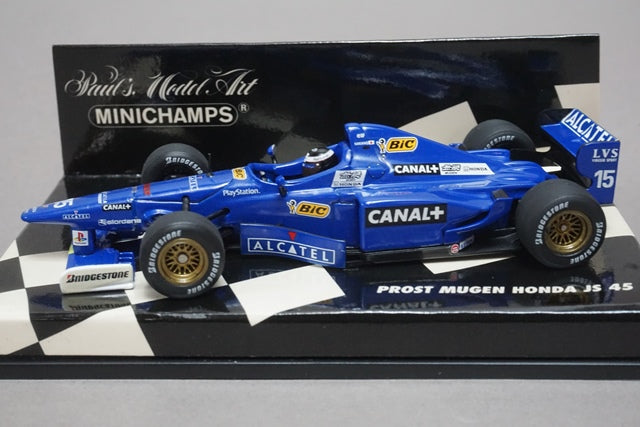 1:43 MINICHAMPS 430970015 Prost F1 MUGEN Honda JS45 Shinji Nakano 1997 #15 CANAL