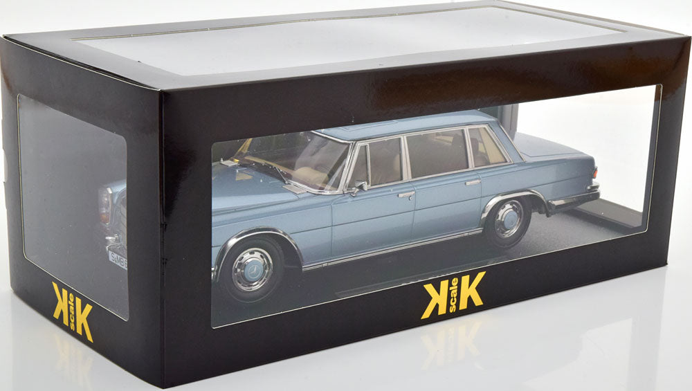 KKDC180602 KK scale 1:18 Mercedes 600 SWB W100 1963 light blue-metallic