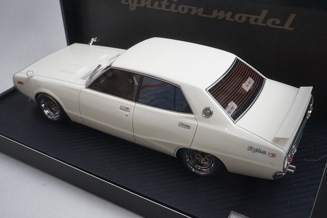 1:18 ignition model IG1979 Nissan Skyline 2000 GT-X White model car