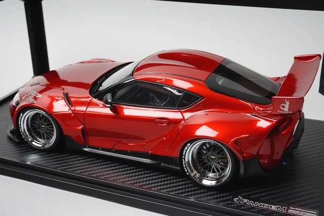 1:18 ignition model IG2035 Toyota PANDEM Supra (A90) Red Metallic