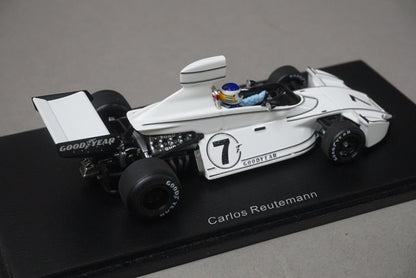 1:43 Spark S4344 Braham BT44 Winner, United States GP 1974 #7 C. Reutemann model car