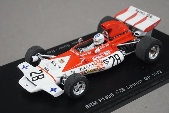 1:43 SPARK S1741 BRM P160B Spanish GP 1972 #28 Alex Soler-Roig