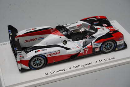 1:43 Spark S7958 Toyota TS050 Hybrid Gazoo Racing Le Mans 24H 3rd 2020 #7