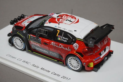 1:43 SPARK S5155 Citroen C3 WRC Monte Carlo Rally 2017 #7