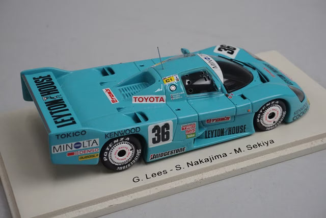 1:43 SPARK S2352 Toyota 86 C Le Mans 24h LEYTON HOUSE 1986 #36