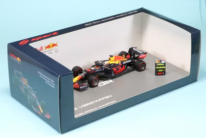 S7861 SPARK 1:43 Honda Red Bull Racing RB16B #33 Win Abu Dhabi GP 2021 M.Verstappen