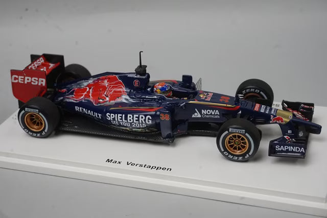 1:43 Spark TR015 Forza Custom Scuderia Toro Rosso STR9 Abu Dhabi GP Test 2014 #38 M. Verstappen