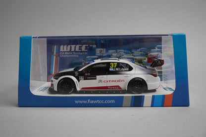 1:43 SPARK SPK-ES-1608 Citroen C-Elysee WTCC 2015 #37 Jose Maria Lopez model car