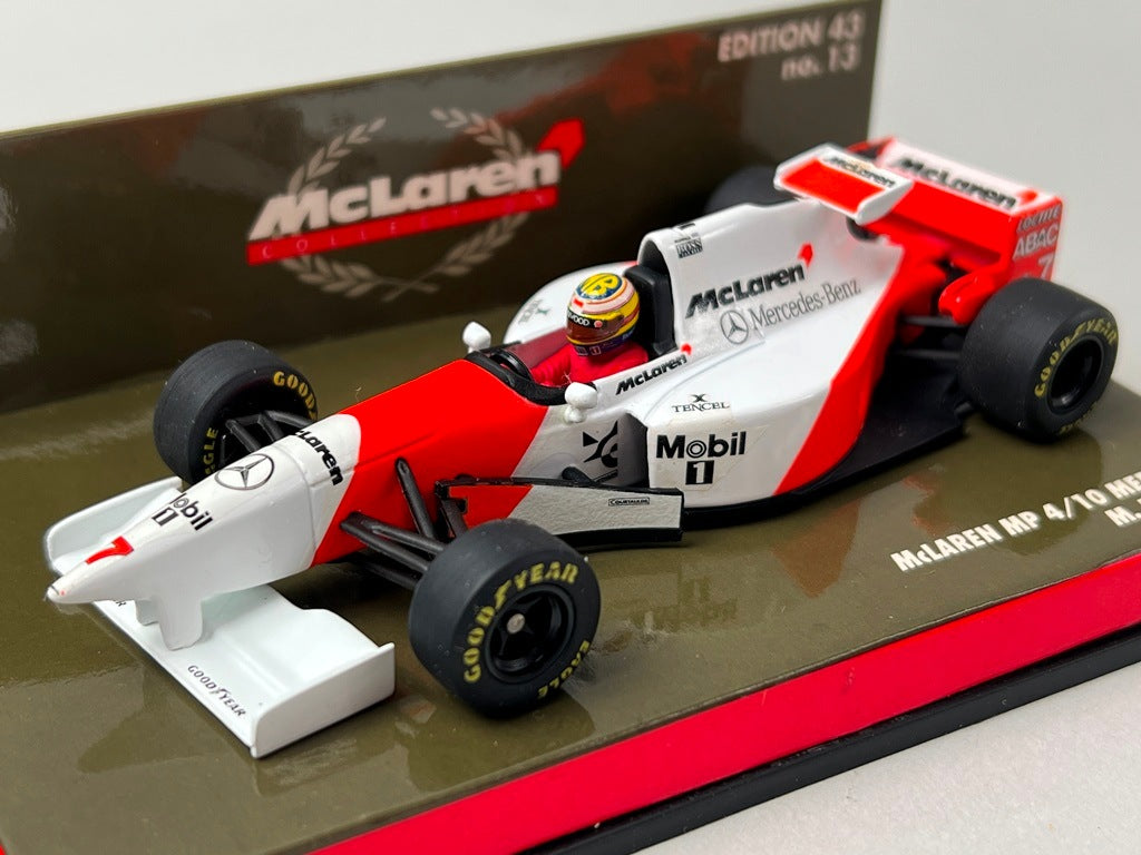 1:43 MINICHAMPS 530954317 McLaren MP4/10 Mercedes #7 M. Brundle model car